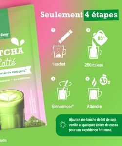 Matcha latté 6 x 10 g BIO BIO, 60 g